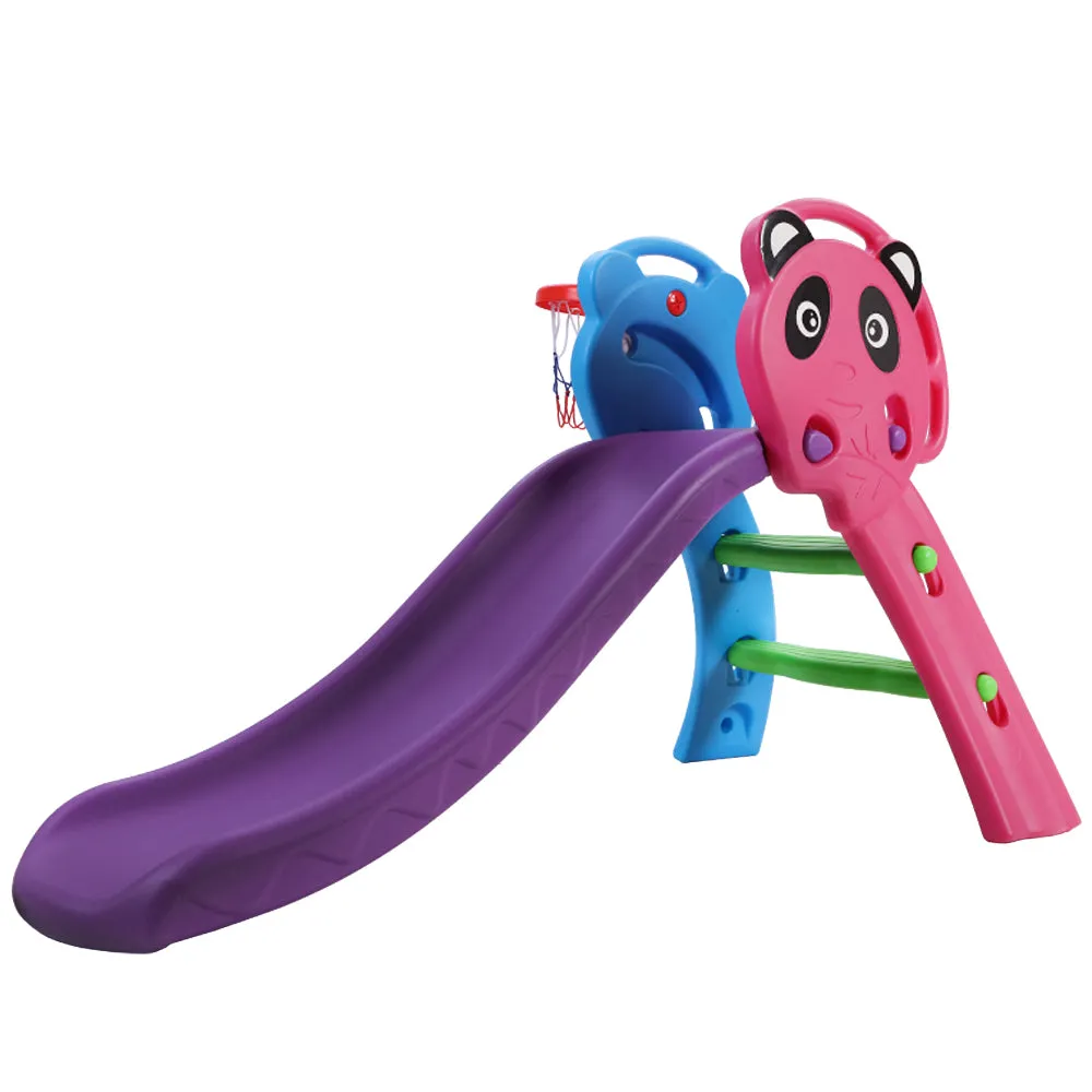 100cm Slide Set Basketball Hoop Non-Toxic Kids Toys Keezi