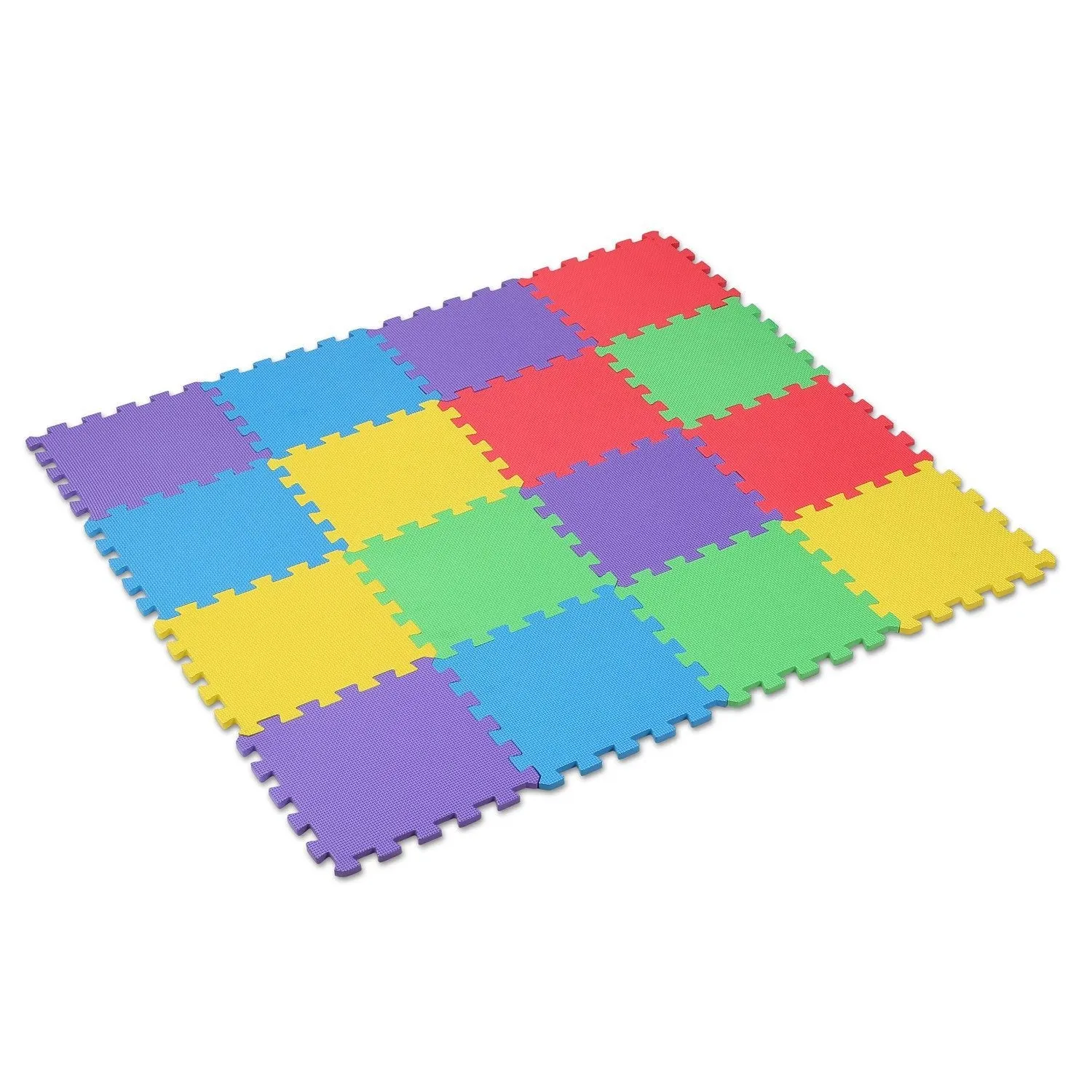 16-Pieces: Kids Puzzle Exercise Play Mat