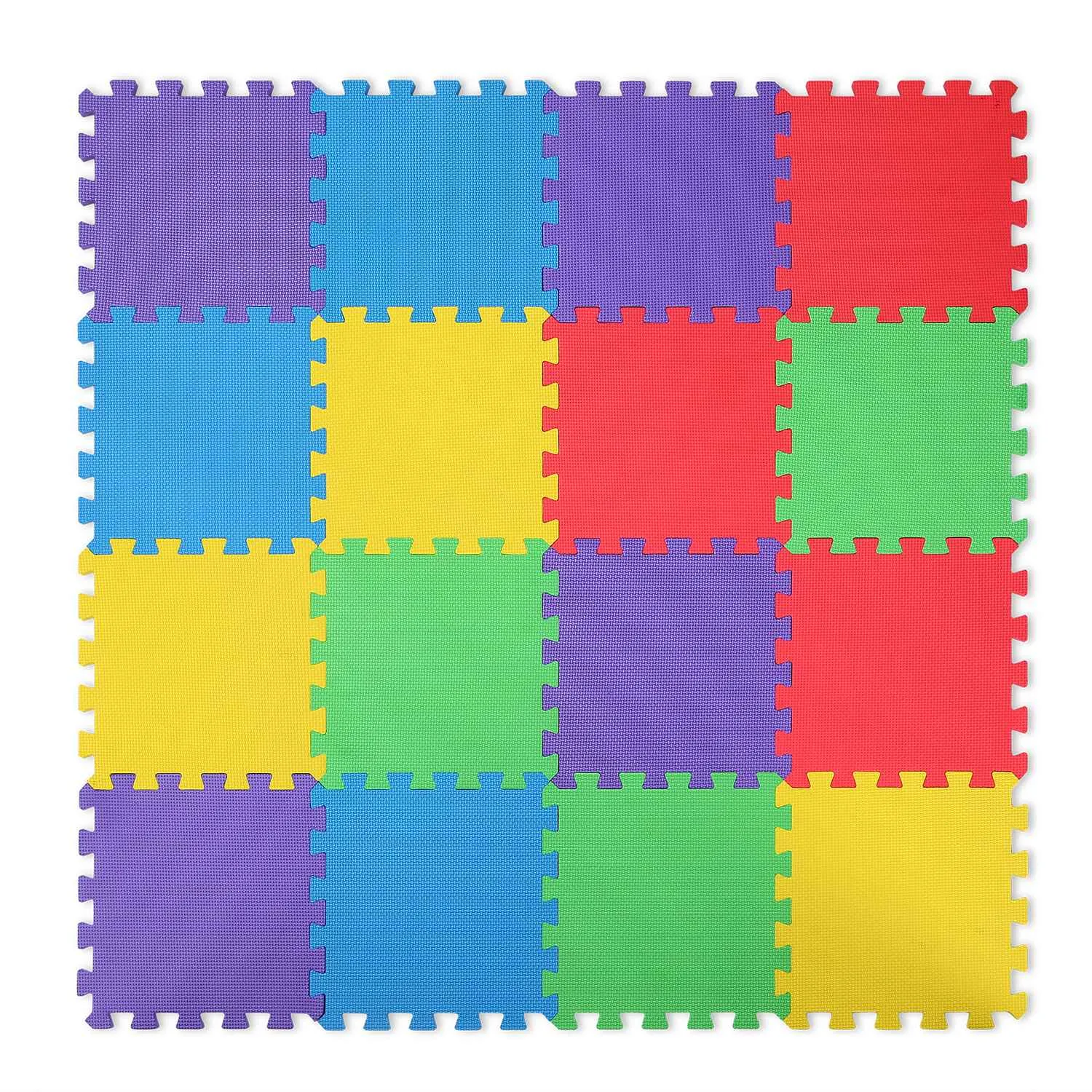 16-Pieces: Kids Puzzle Exercise Play Mat