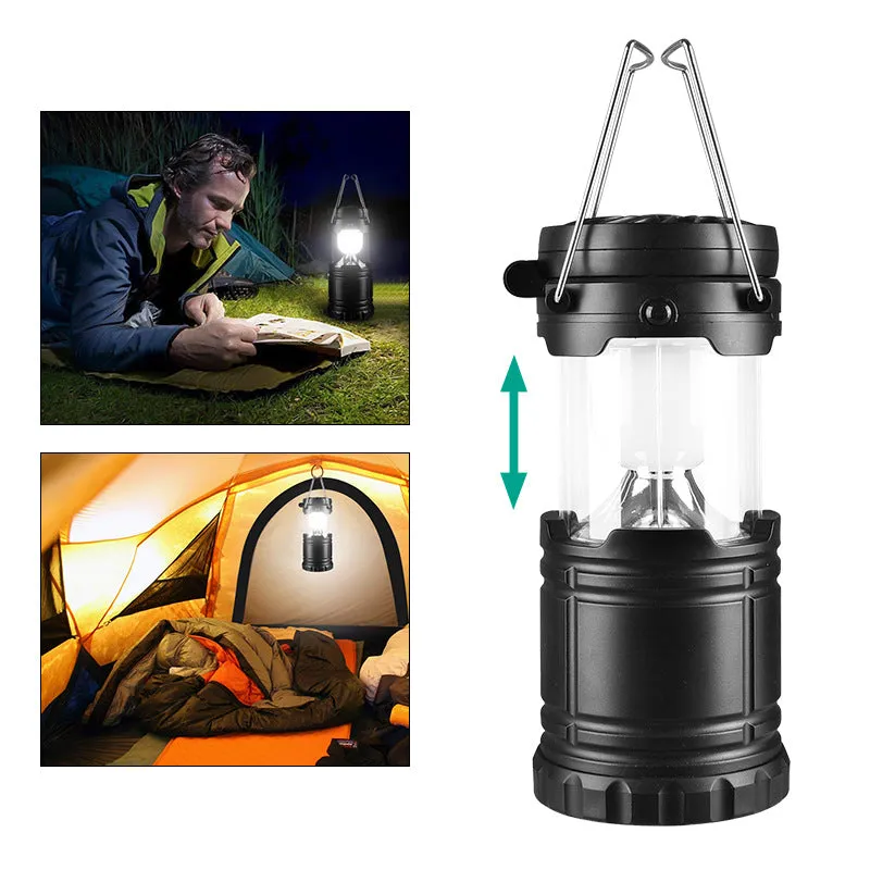 2 in1 Portable Super Bright Tent Camping Light with Ceiling Fan