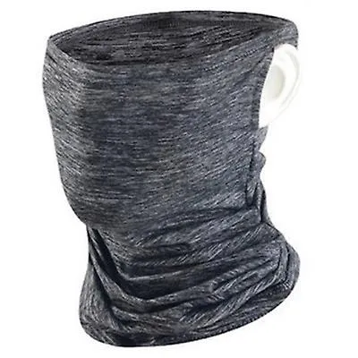 2Pcs gray Summer sunscreen ice silk riding mask, half face Anti-UV hanging ear cover for fishing hiking AZ13869