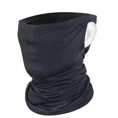 2Pcs gray Summer sunscreen ice silk riding mask, half face Anti-UV hanging ear cover for fishing hiking AZ13869