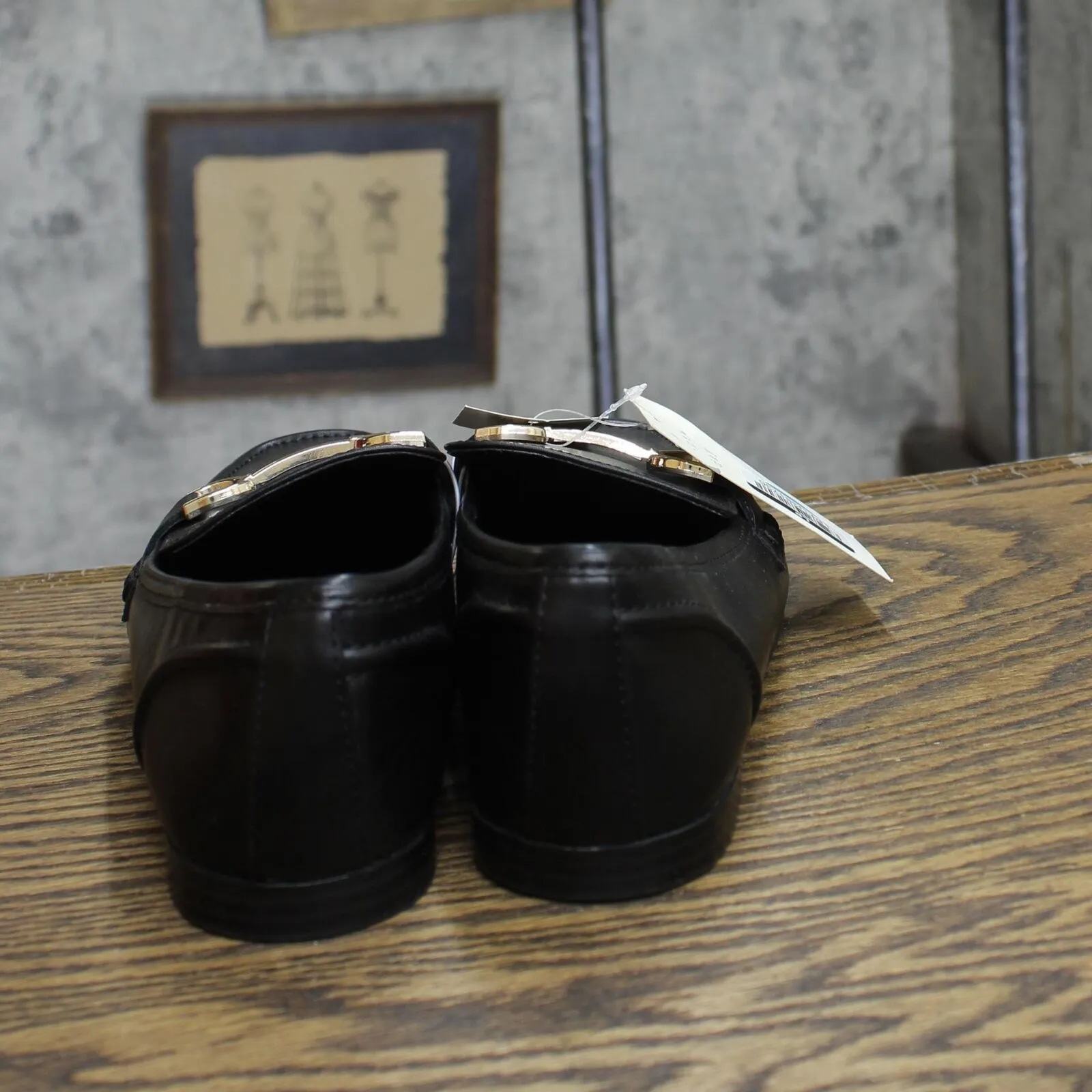 A New Day Womens Laurel Loafer Flats with Memory Foam Insole 87930086 Black 8M