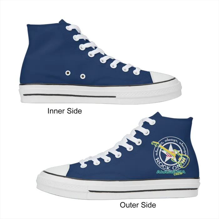 AC20W001 ROCK ON! High Top Ladies' Canvas Booties