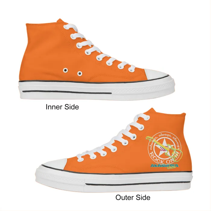AC20W001 ROCK ON! High Top Ladies' Canvas Booties