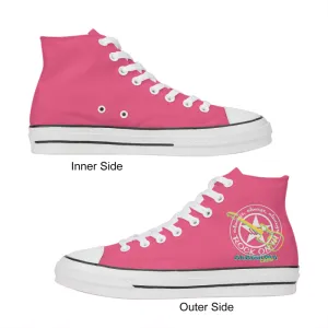 AC20W001 ROCK ON! High Top Ladies' Canvas Booties
