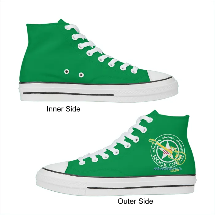 AC20W001 ROCK ON! High Top Ladies' Canvas Booties
