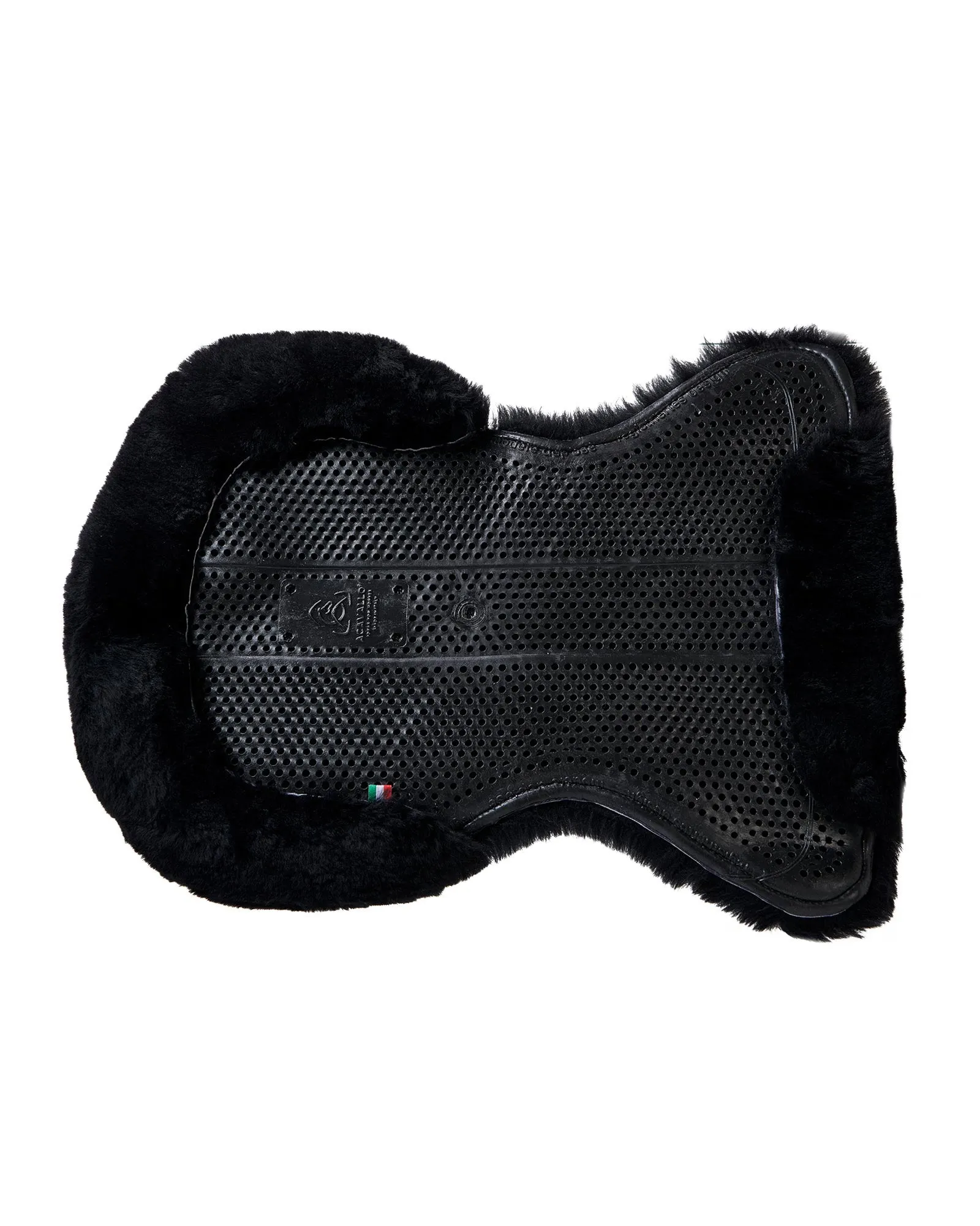 Acavallo Non-Slip Gel Half Pad with Sheepskin