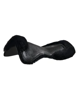 Acavallo Non-Slip Gel Half Pad with Sheepskin