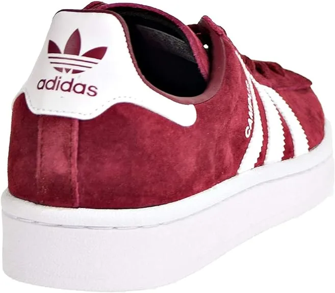 Adidas Originals Men's Campus Shoes 3-Stripes Classic Sneakers Burgundy - F97245