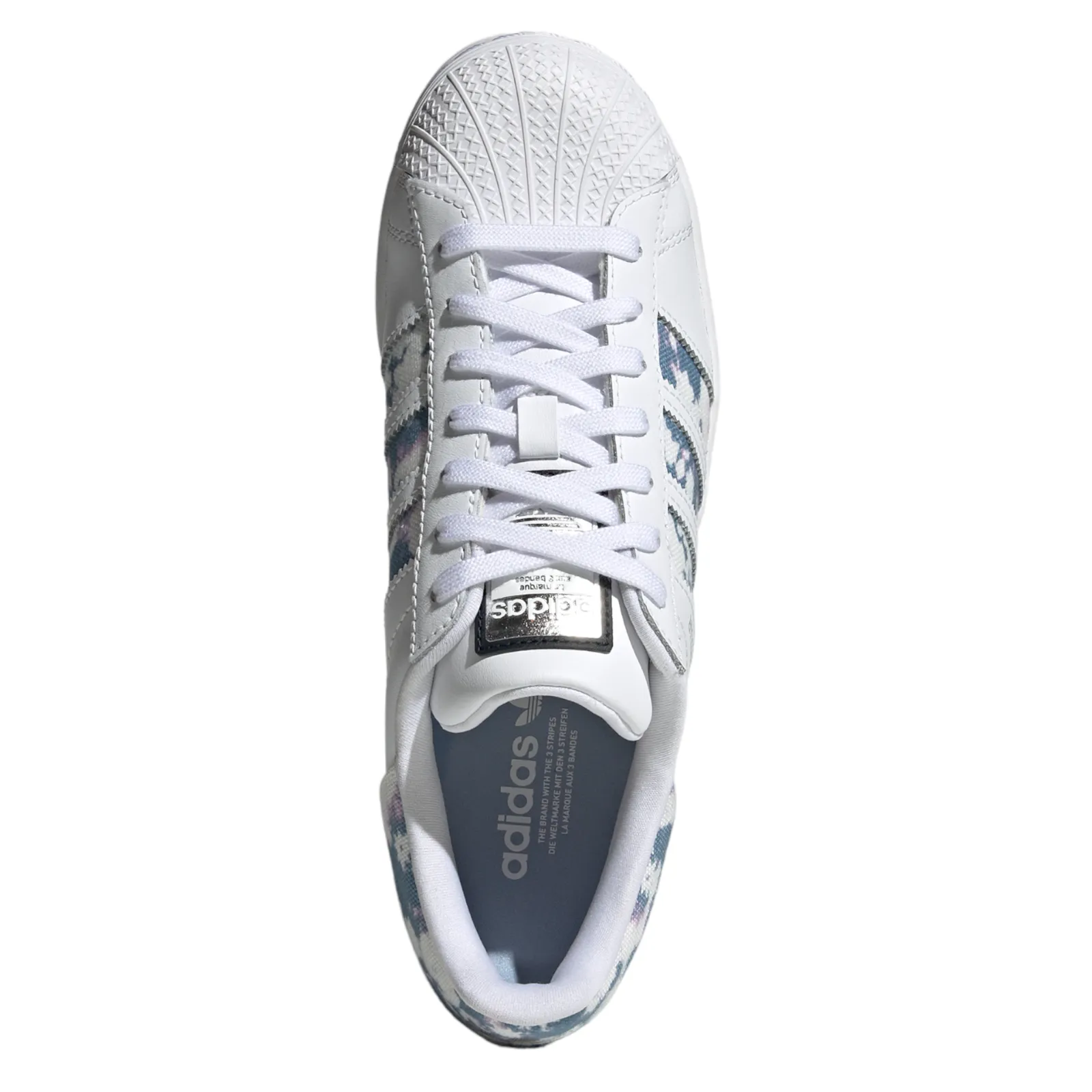 adidas. Originals Womens Superstar Bold - White / Ambient Sky