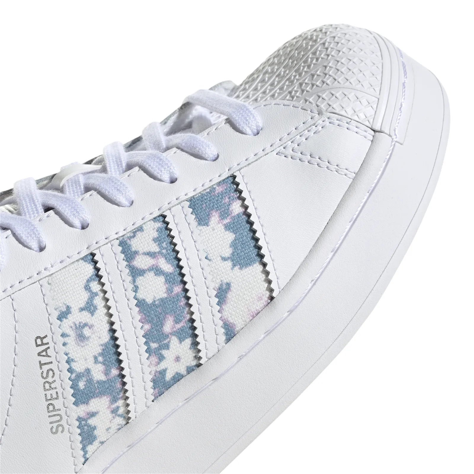 adidas. Originals Womens Superstar Bold - White / Ambient Sky