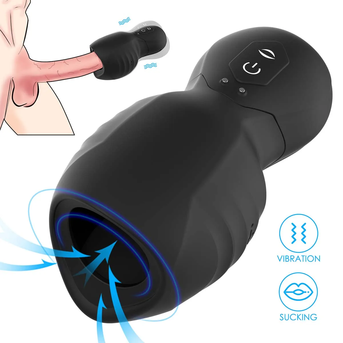 AierLe Blowjob Male Masturbator Glans Automatic Sucking Vibrating