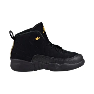 Air Jordan 12 Retro (PS) Little Kids' Shoes Black Taxi