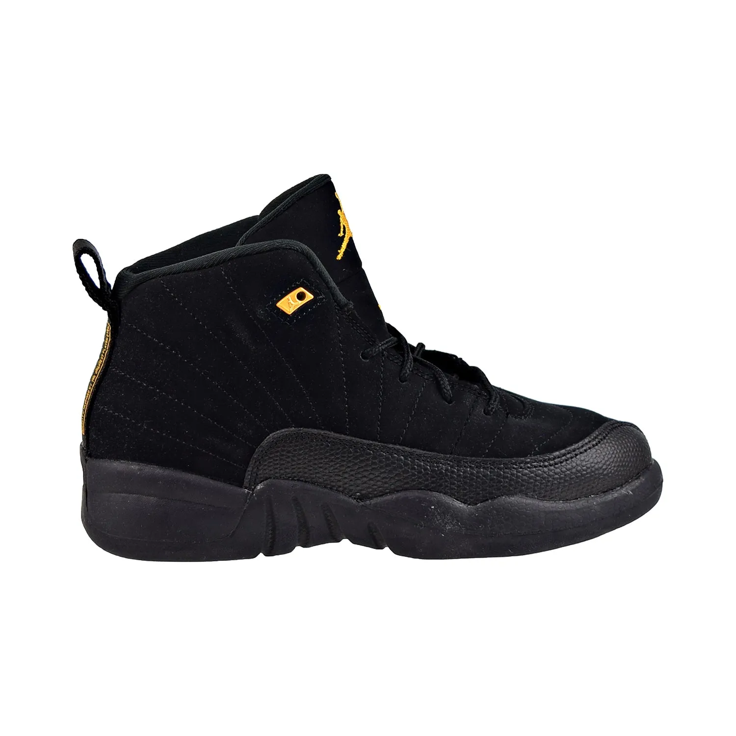 Air Jordan 12 Retro (PS) Little Kids' Shoes Black Taxi