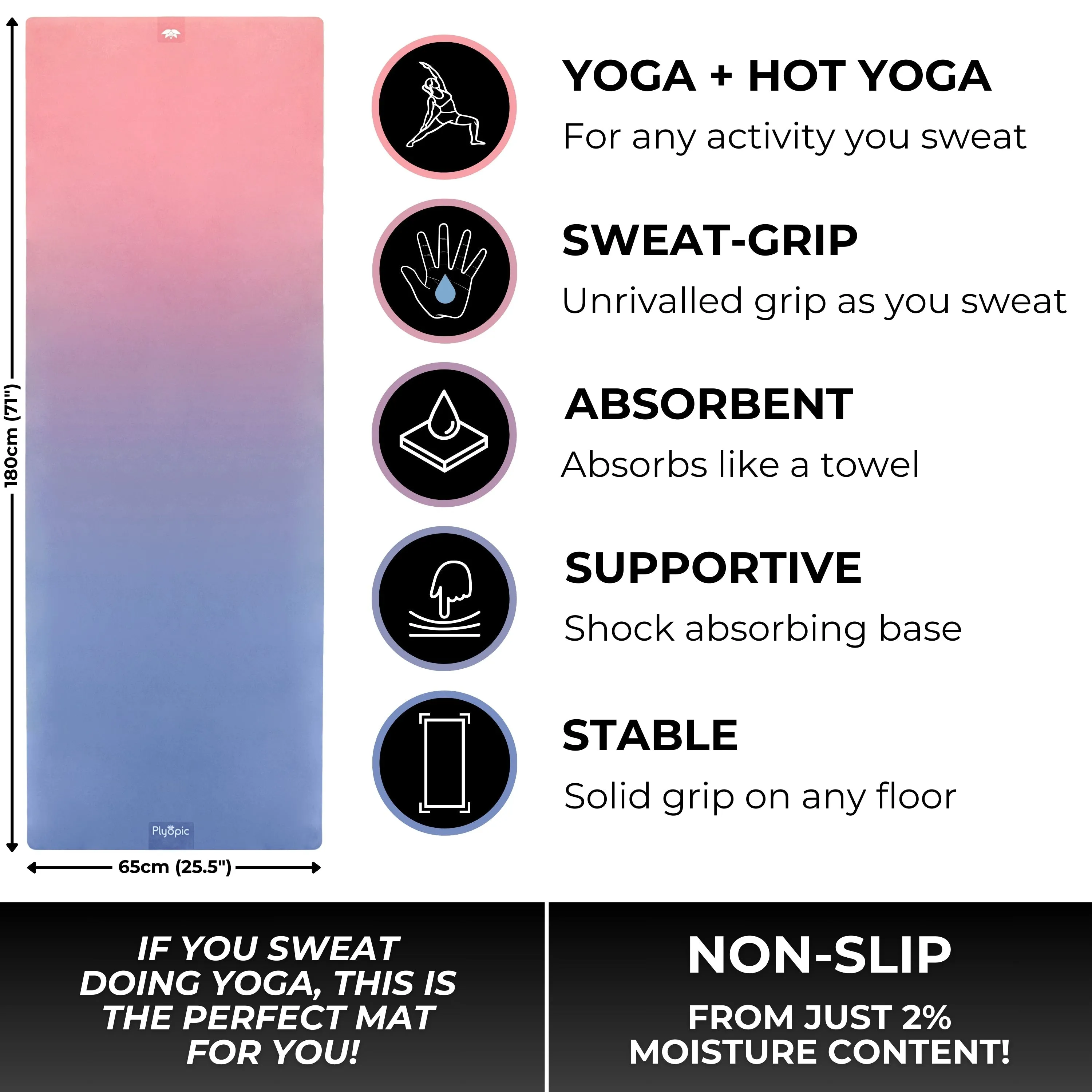 All In One Yoga Mat Ombre