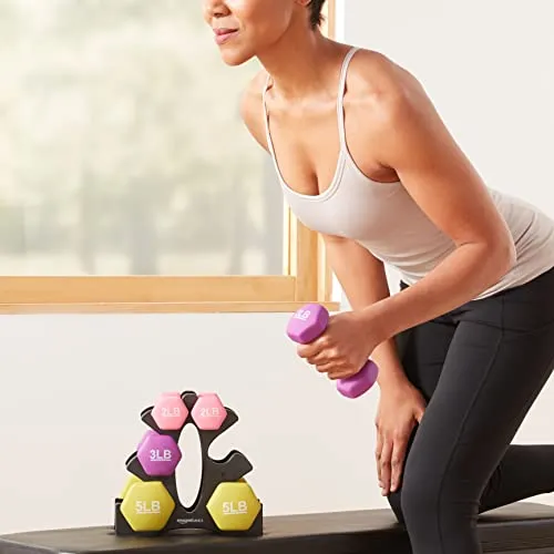Amazon Basics Neoprene Dumbbell Hand Weights