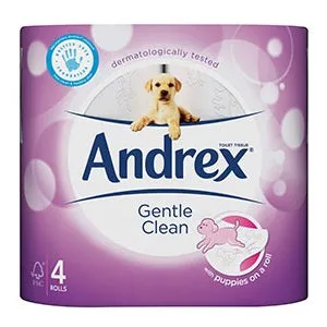 Andrex Toilet Tissue Gentle Clean 4 Rolls