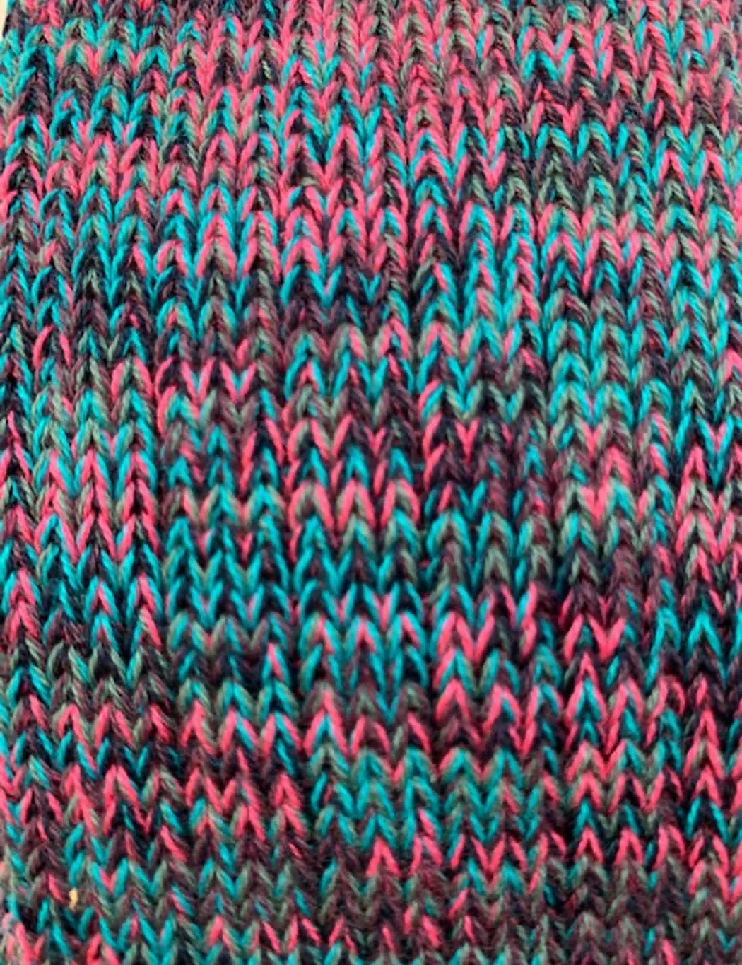 Anonymous Ism 5 Colour Mix Crew Socks - Deep Violet