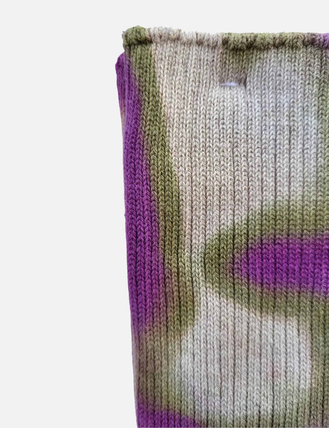 Anonymous Ism Tie Dye Crew Socks - Purple