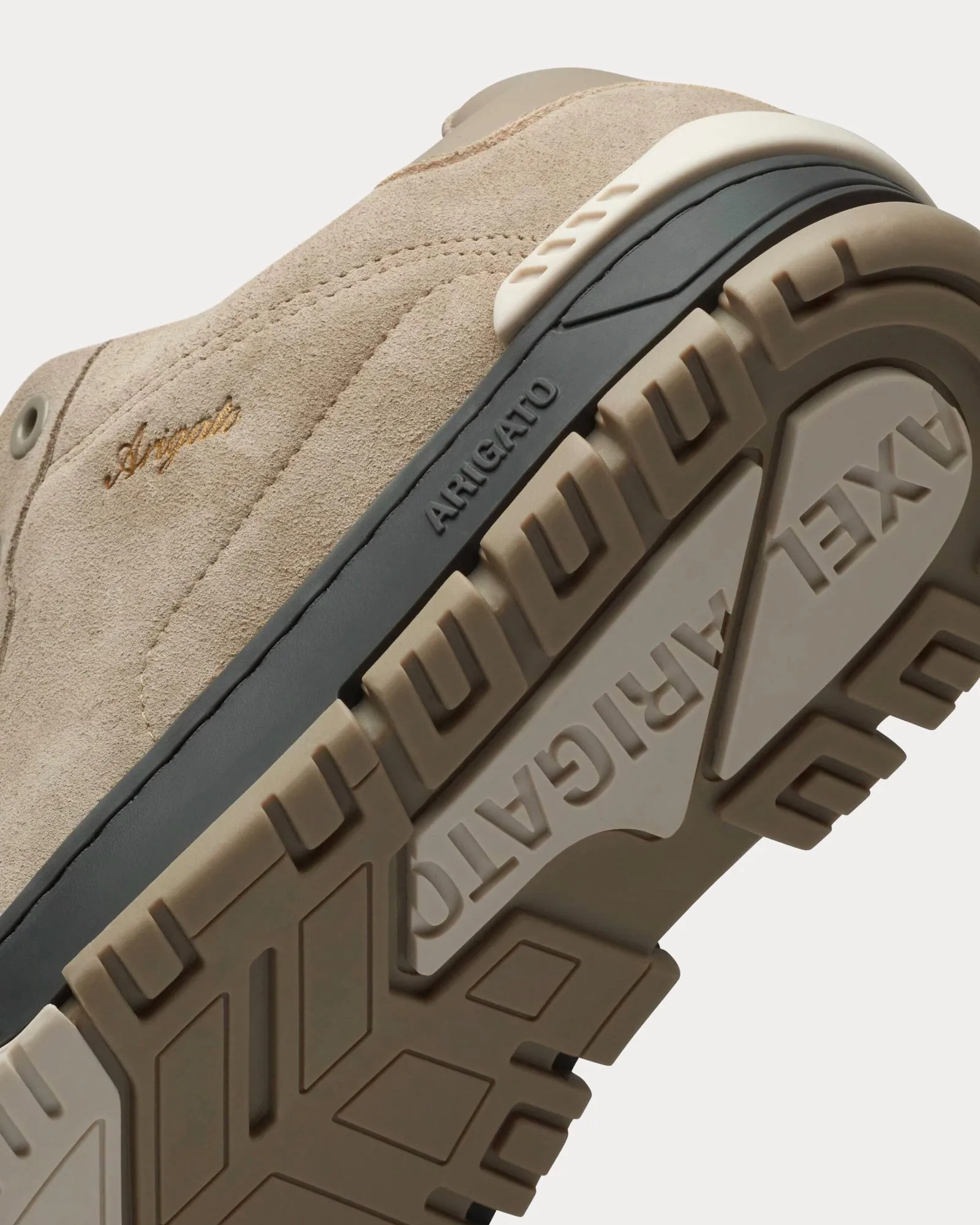 Area Haze Dark Beige / Black Low Top Sneakers
