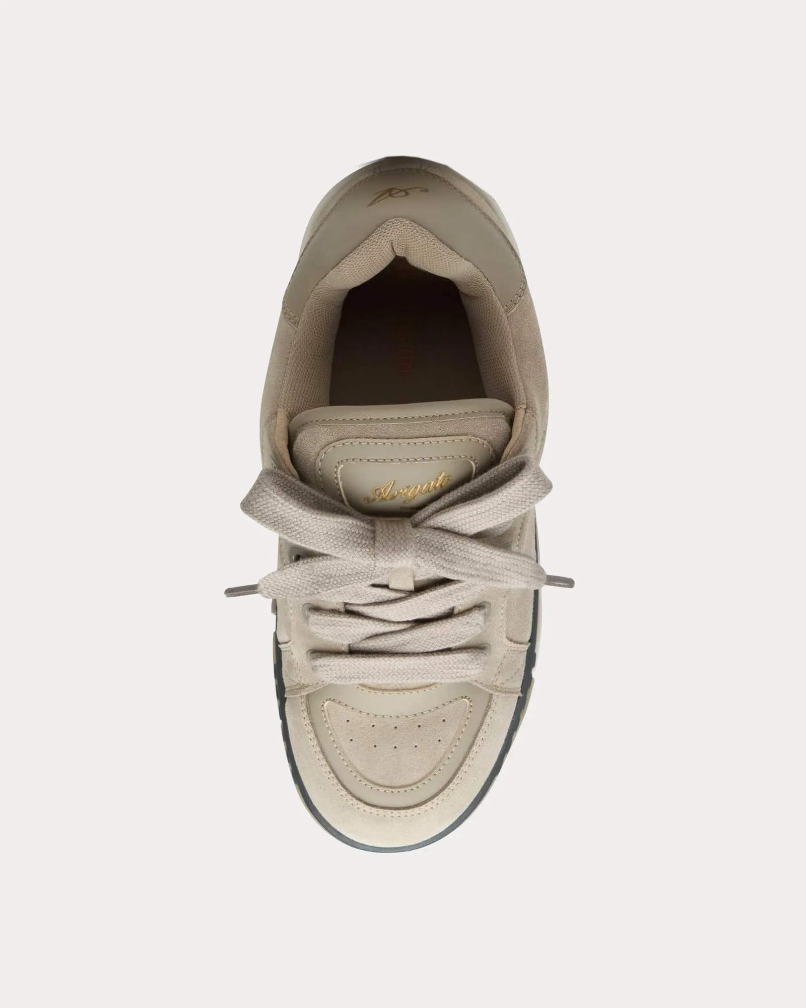 Area Haze Dark Beige / Black Low Top Sneakers