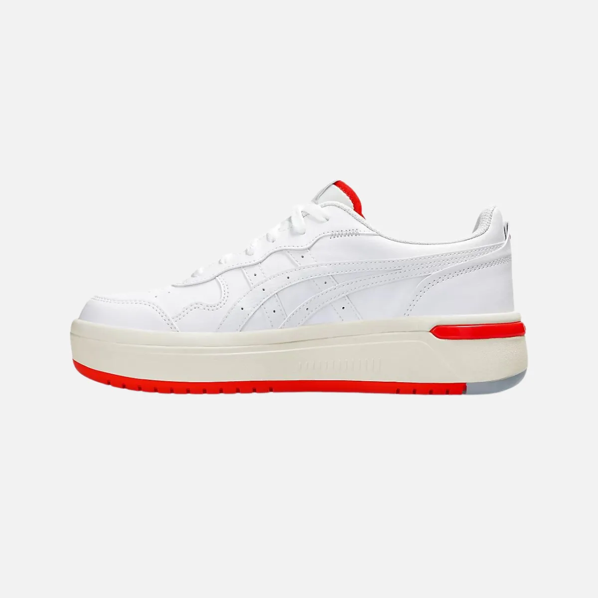 Asics Japan s Stack Unisex Lifestyle Shoes - White/Cherry Tomato