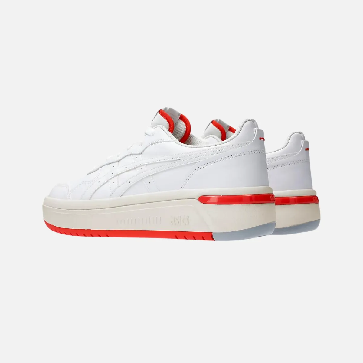 Asics Japan s Stack Unisex Lifestyle Shoes - White/Cherry Tomato