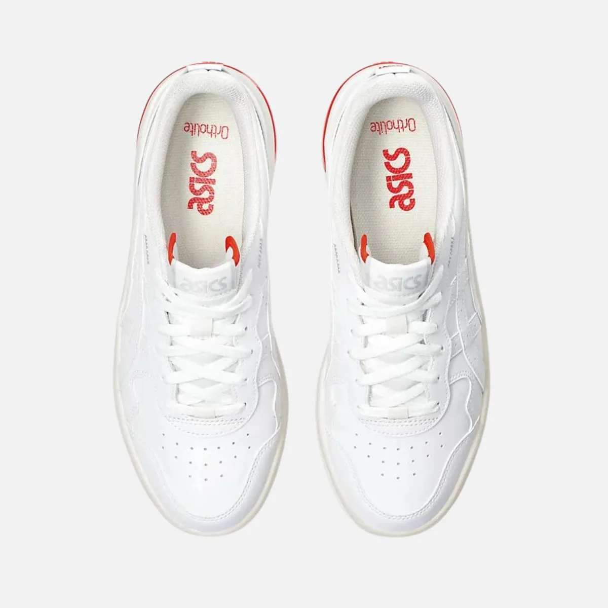 Asics Japan s Stack Unisex Lifestyle Shoes - White/Cherry Tomato