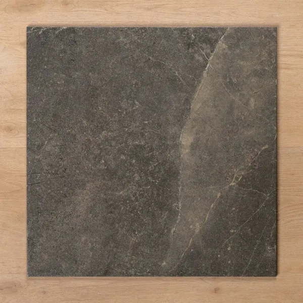 Avalon Charcoal Lappato Porcelain Tile 450x450mm