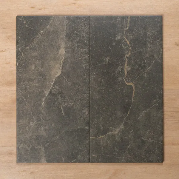 Avalon Charcoal Matt P2 Porcelain Tile 300x600mm