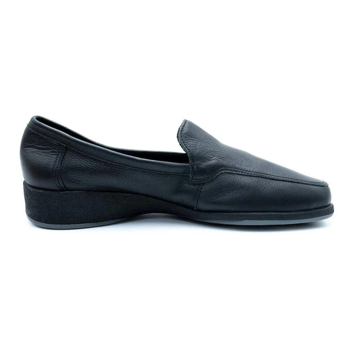 Azaleia Casual Loafers Leather Black Colour For Women