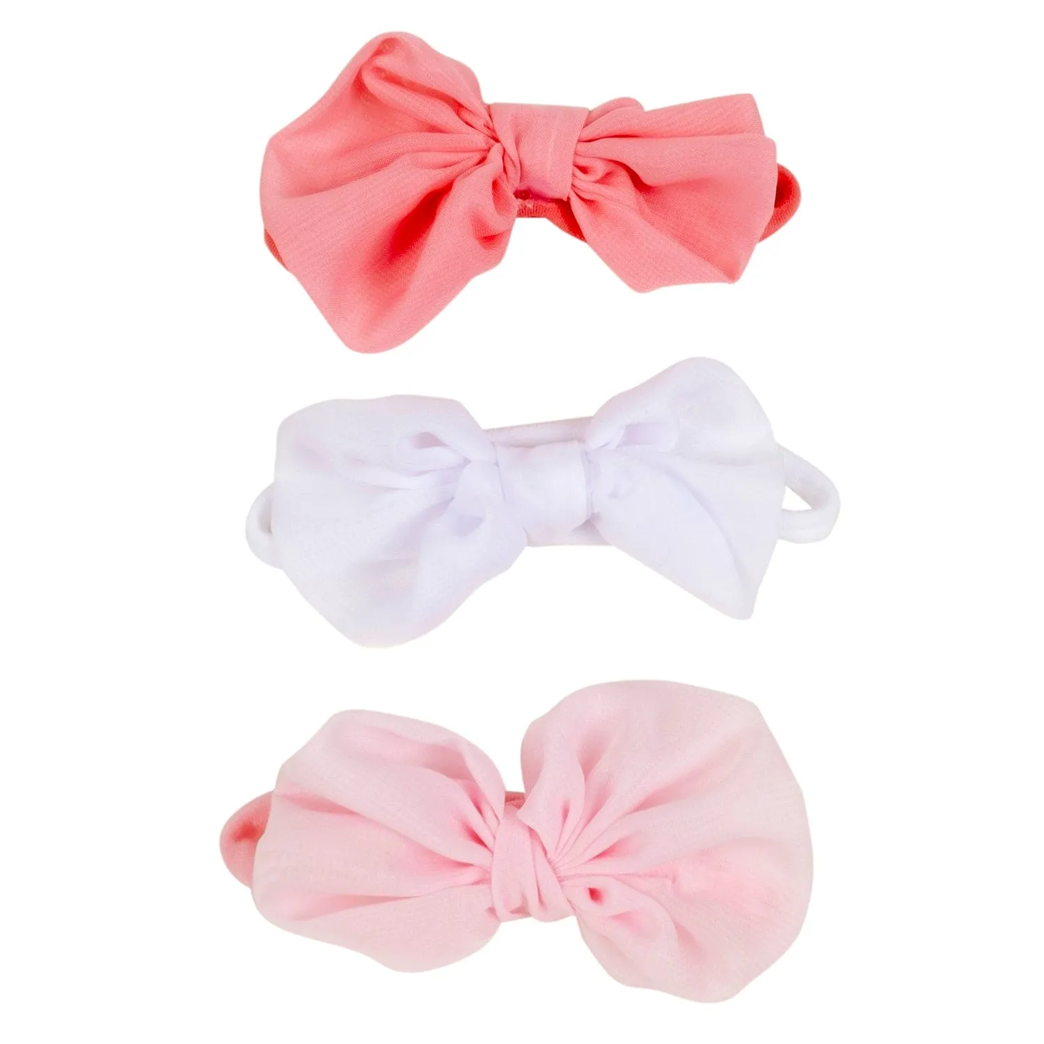 Baby Moo Daddy's Heart Infant Girl 6-Piece Gift Hairband And Socks Set - Pink