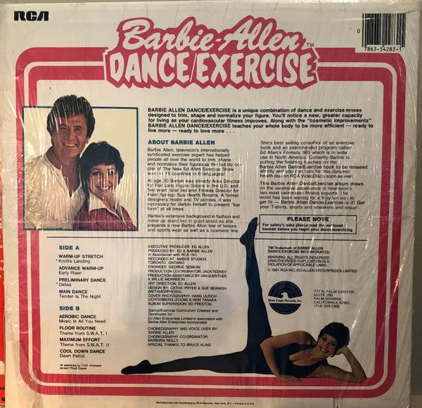 Barbie Allen - Dance/Exercise (LP, Album) (NM or M-)