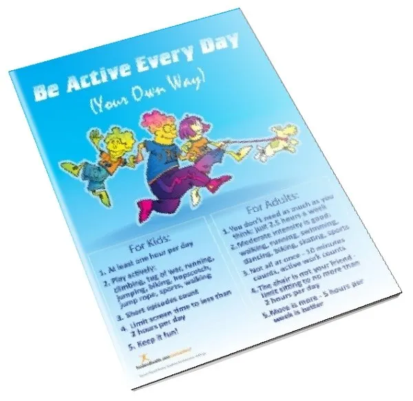 Be Active Every Day Color Handout Download