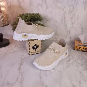 Beige Slip On Shoes