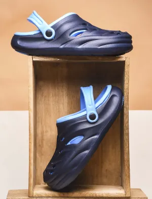 Bersache Extra Soft Classic Casual with  Regular wear with Ultra Soft & Flexibility Technology Clogs for Men's & Boy's 6031-Navy