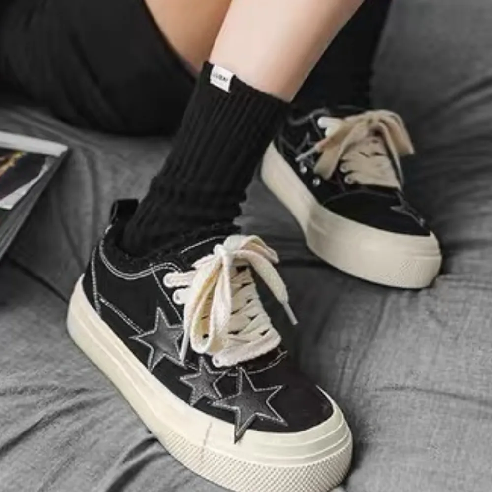Black Stars Sneakers