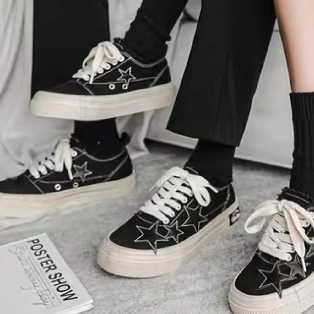 Black Stars Sneakers