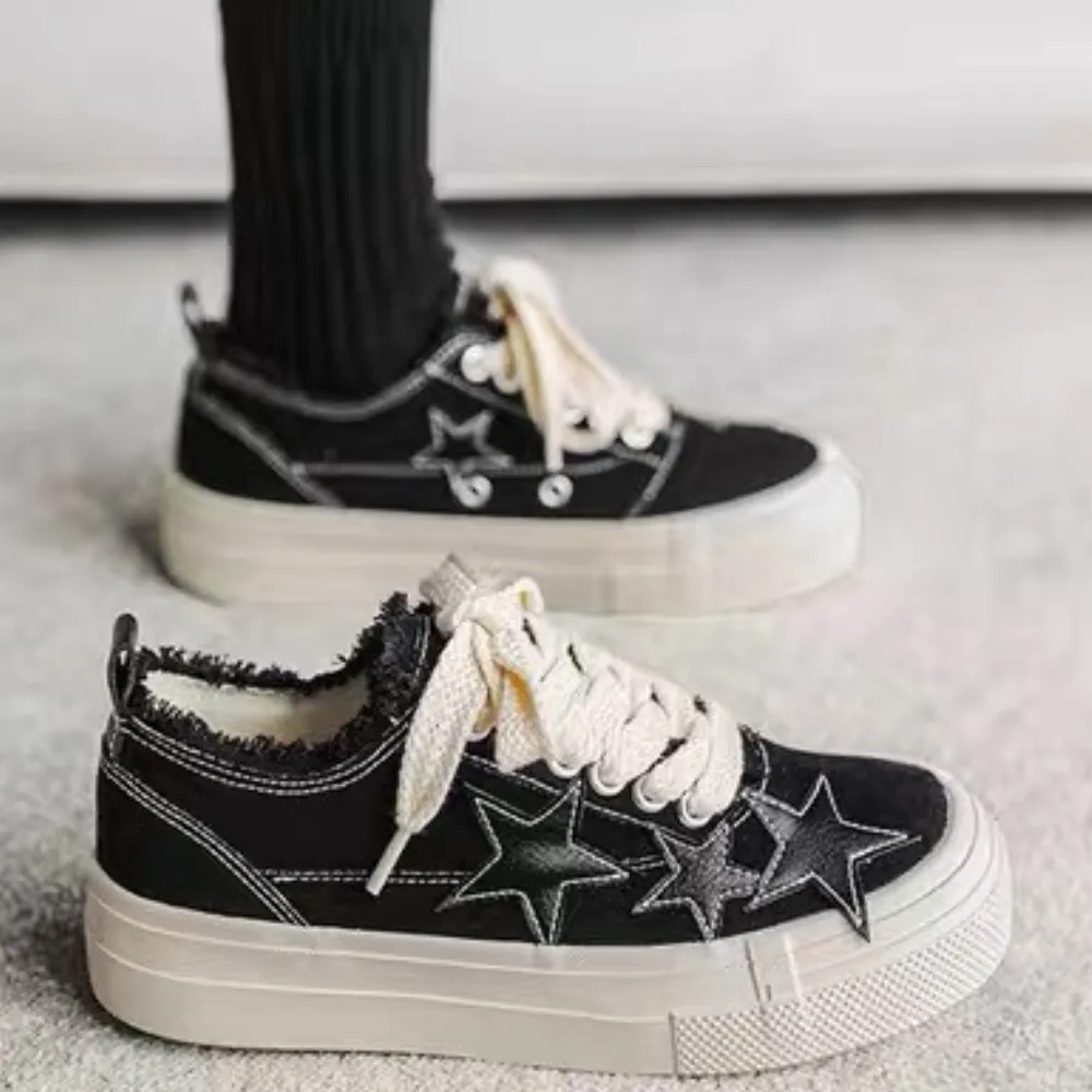 Black Stars Sneakers