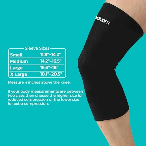 Boldfit Knee Caps For Women & Men Knee Support For Men Gym Knee Cap For Men Knee Pain Relief Products Knee Support For Women Knee Brace For Knee Pain Knee Pad Knee Guard Knee Band Knee Belt - M
