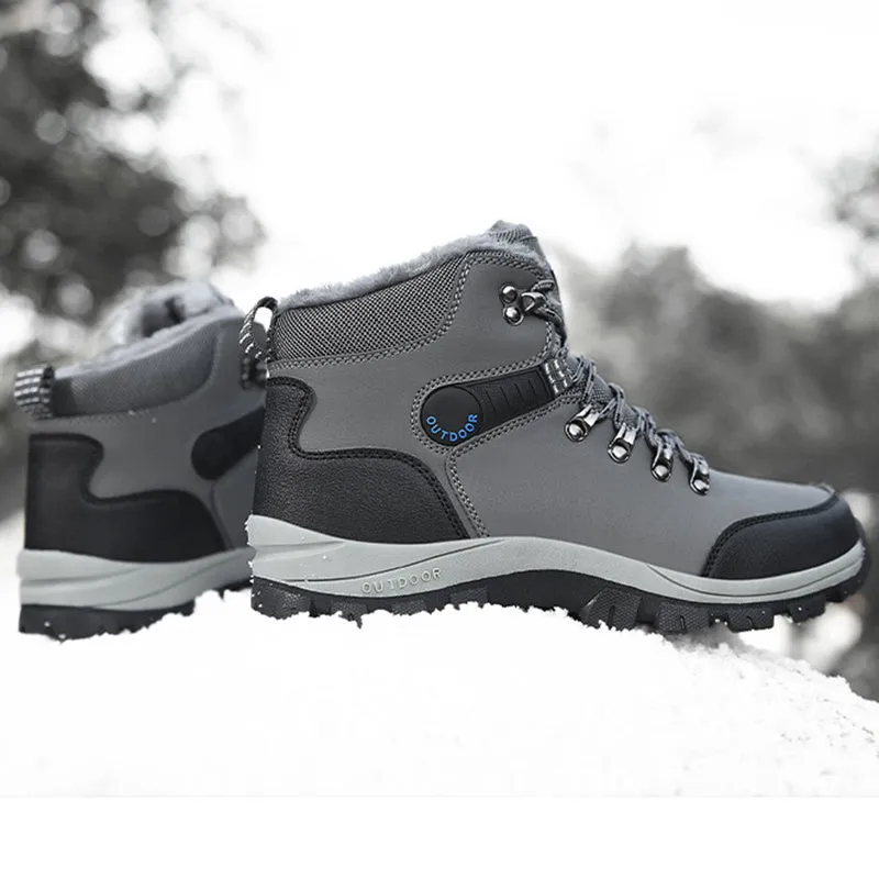 Boots Hiking Lace-up Shoes Winter Snow