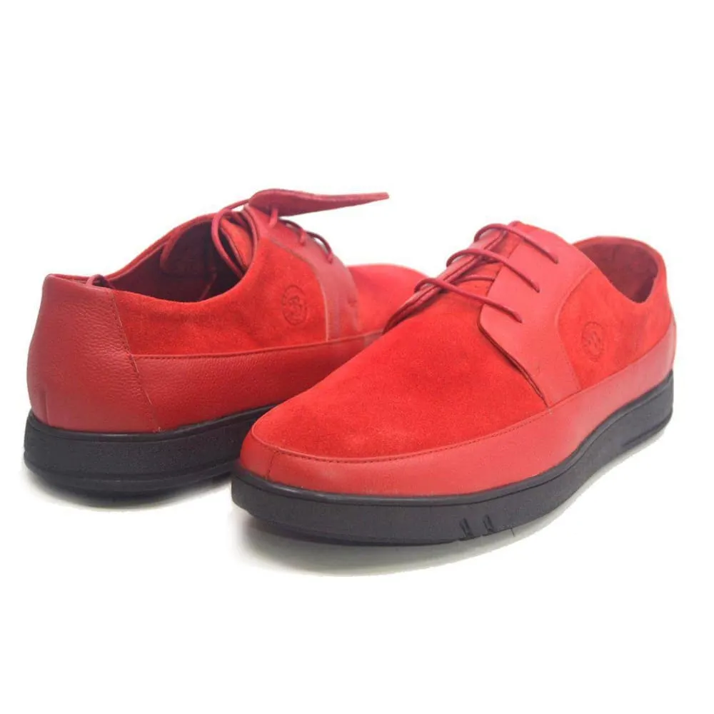 British Walkers Westminster Bally Style Men's Leather and Suede Black Sole Low Top Sneakers