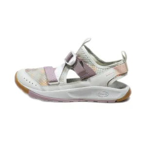Chaco Odyssey Mist Quail Comfort Hiking Flat Sandals Fabric Purple Colour For Women