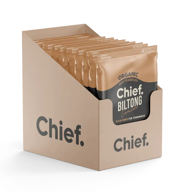 Chief Organic Grass-Fed Beef Biltong 30g