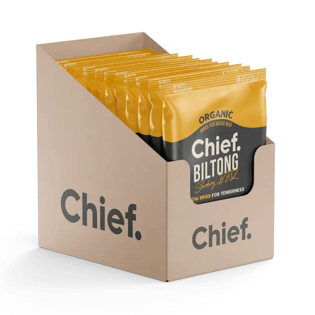 Chief Organic Grass-Fed Beef Biltong 30g
