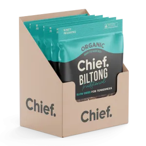 Chief Organic Grass-Fed Beef Biltong 90g