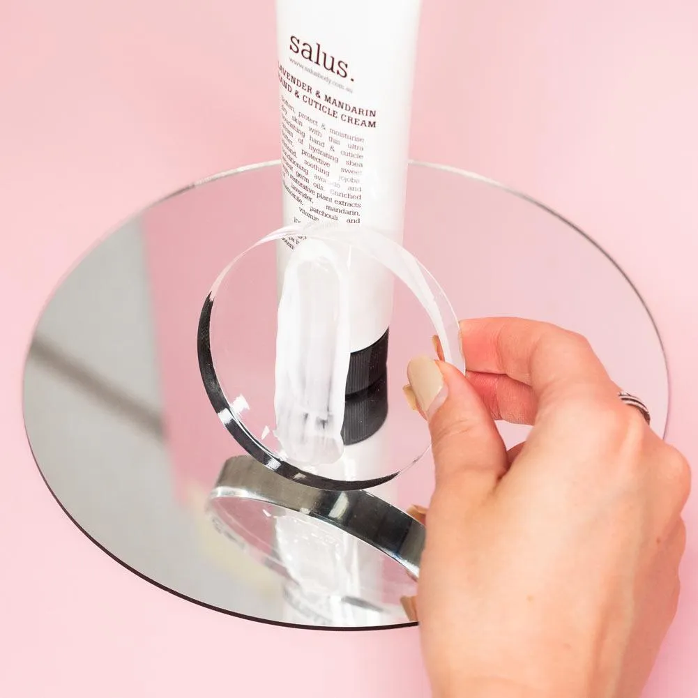 Circle Acrylic Styling Prop Block 3.1"/8cm For Photography and Flat Lays (DEMO STOCK)