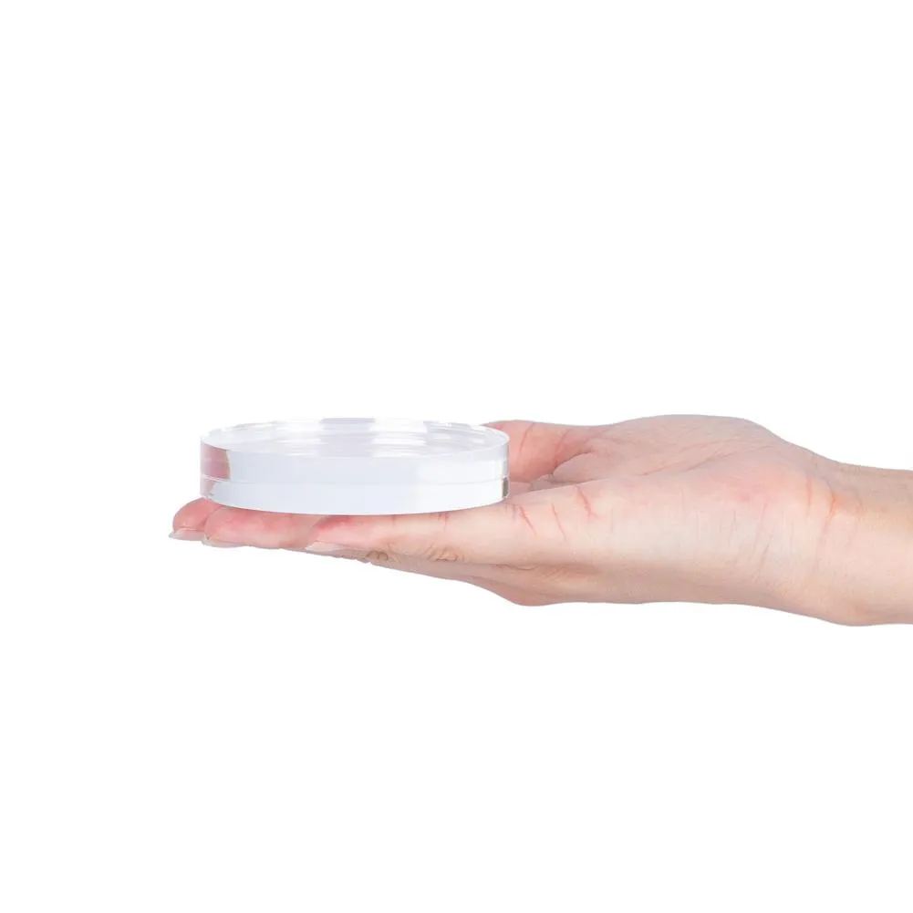 Circle Acrylic Styling Prop Block 3.1"/8cm For Photography and Flat Lays (DEMO STOCK)