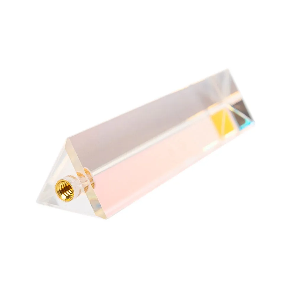 Colour Transparent Triangular Optical Prism Prop for Creative Photography - Triangle